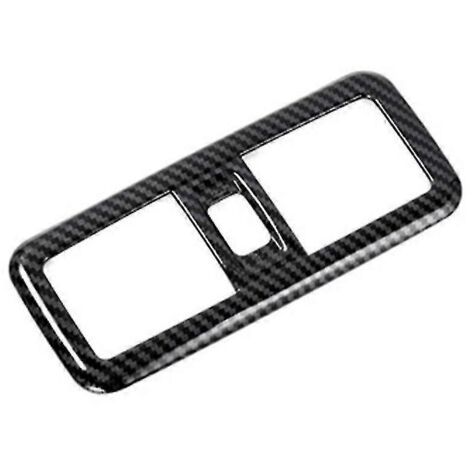 Garniture adhésive en fibre de carbone pour lampe de lecture avant intérieure de voiture Pajero 2007-2019 (1/5)