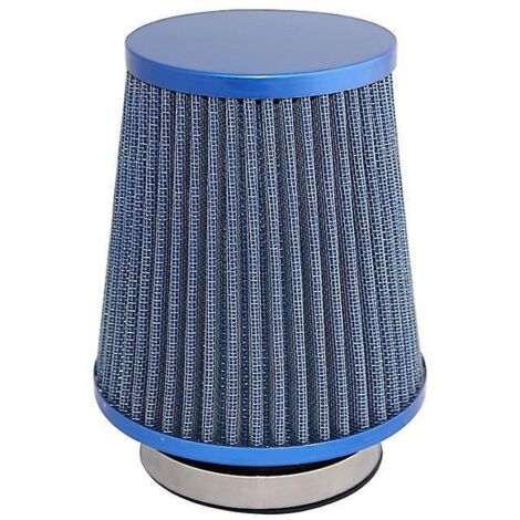 Filtre à air universel de remplacement pour admission d'air automobile, filtre à air haute performance pour voiture, filtre à air froid conique en maille avec collier de serrage en acier inoxydable (1/5)