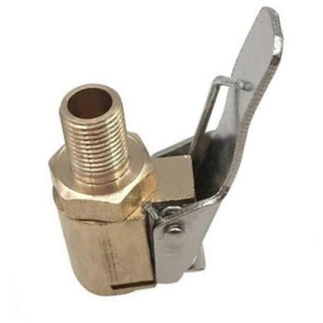 Embout de gonflage, connecteur à pince de 8 mm pour pneu de voiture, adaptateur de valve de pompe pour pneu (1/5)