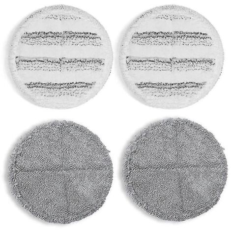 Lot de 4 lingettes pour balai électrique, idéales pour le nettoyage des sols durs, notamment dans la cuisine et les maisons. (1/5)