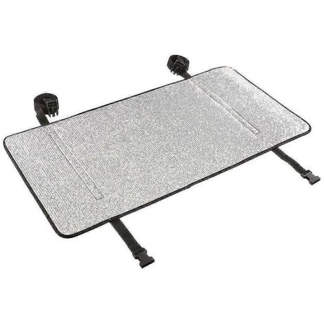 Housse de climatiseur universelle toutes saisons en maille, pour unité extérieure, en composite aluminium, résistante aux flammes. (1/5)