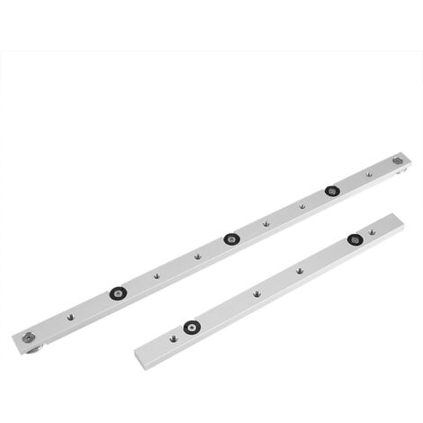 Barre d'onglet, guide-onglet en alliage d'aluminium, rail de guidage universel avec butée, outil de menuiserie pour scie circulaire.