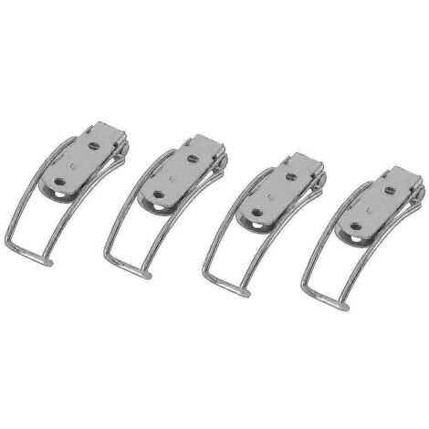 Loquet à ressort en acier inoxydable 304, verrou à ressort pour boîte, armoire, boîte de transport, tour de garage (1/4)
