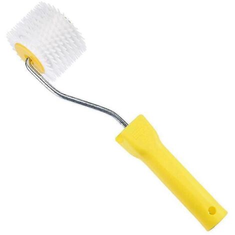 Rouleau à picots de 5 cm (2 pouces) pour enduit de chape autonivelant en latex, rouleau à picots PE, dents de 12 mm (1/5)