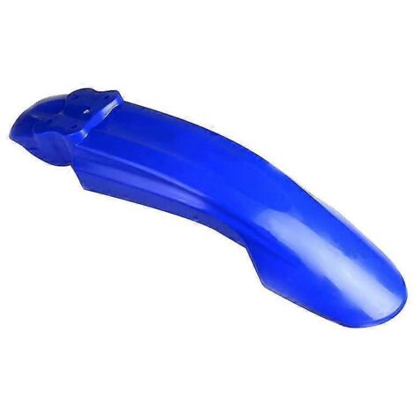 Garde-boue avant bleu pour moto tout-terrain YBR125/YBR125G/YBR 125 (compatible YBR125 et YBR 125G). (1/5)