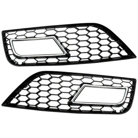 Grille de pare-chocs inférieure avec enjoliveur de feu antibrouillard, garniture de plaque compatible avec A4l B9 1315 8k080 (1/5)