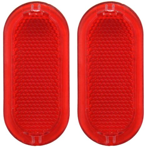 2 réflecteurs rouges pour voyants de porte intérieure (référence 6q0947419) (1/5)