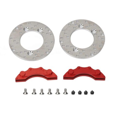 Disque de frein pour roue RC, étrier de frein à disque en aluminium RC, disque de frein haute simulation 1,4 pouce pour voitures RC Traxxas 1/10