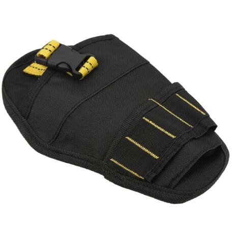 Étui de rangement pour perceuse, sacoche de ceinture portable sans fil pour perceuse et clé électrique, noir (1/5)