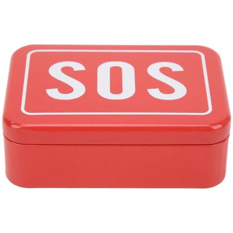 Boîte à outils d'urgence extérieure SOS en acier inoxydable, boîte libre-service (1/5)