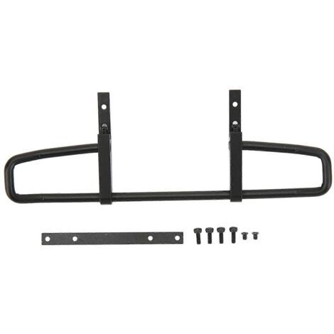 Pare-chocs avant en métal, en alliage d'aluminium, pour voiture télécommandée Unimog P06 (noir) (1/5)
