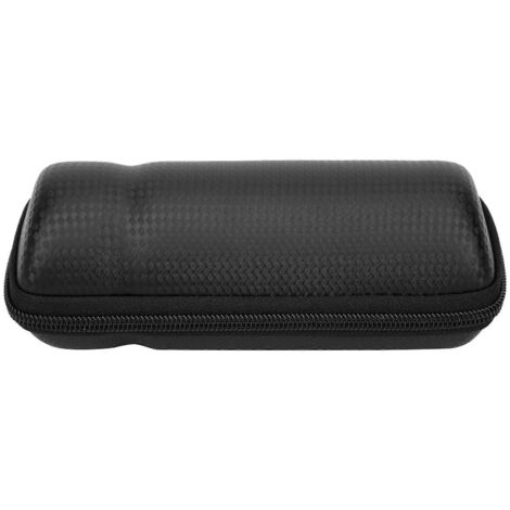 Sacoche de vélo en forme de bouteille, boîte de rangement portable pour outils de réparation de vélo, étui noir carbone (1/5)