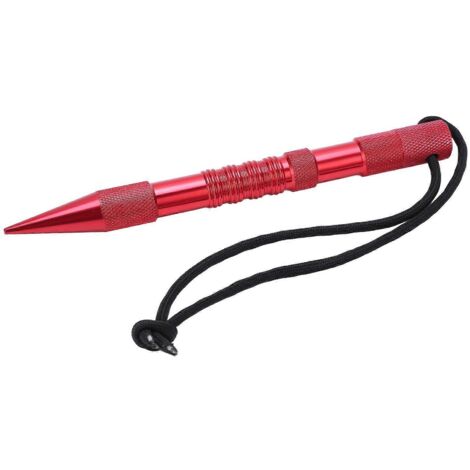 Aiguille FID en alliage d'aluminium pour paracorde, accessoires FID pour le travail du cuir ou de la paracorde (rouge) (1/5)