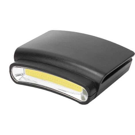 Lampe frontale portable LED en plastique 2024, fixation casquette/chapeau, mini lampe frontale pour éclairage extérieur (1/5)