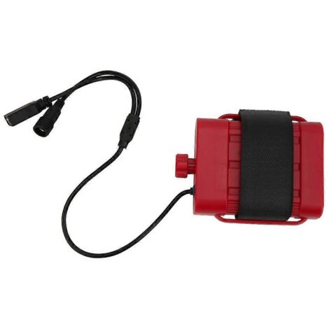 Boîtier étanche pour batterie 26650 (2024) - Boîtier de rangement en plastique pour batterie de vélo - Entrée CC (1/5)
