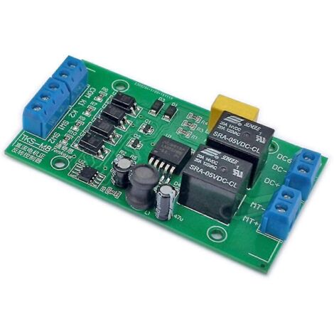 Contrôleur de moteur CC 6V/12V/24V (2024) avec marche avant et arrière, courant élevé de 20A et relais de fin de course. (1/5)