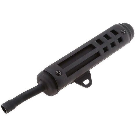 Pot d'échappement noir 2024 pour moto Yamaha PW80 (1/5)