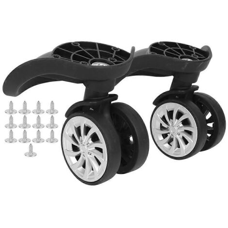 20241 Paire de roues de valise A77, accessoire de rechange universel pour valise, fournitures de plein air (1/5)