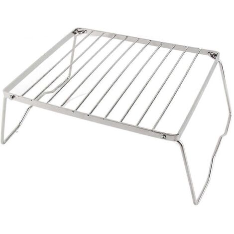 Barbecue portable en acier inoxydable 2024, mini-grill pliable pour extérieur (1/5)