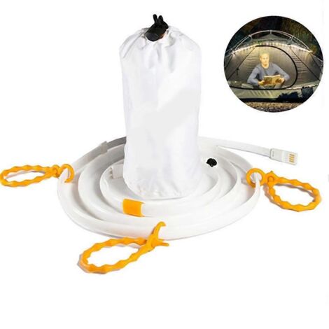 Guirlande lumineuse LED pour camping et randonnée, éclairage de sécurité portable pour tente (1/5)