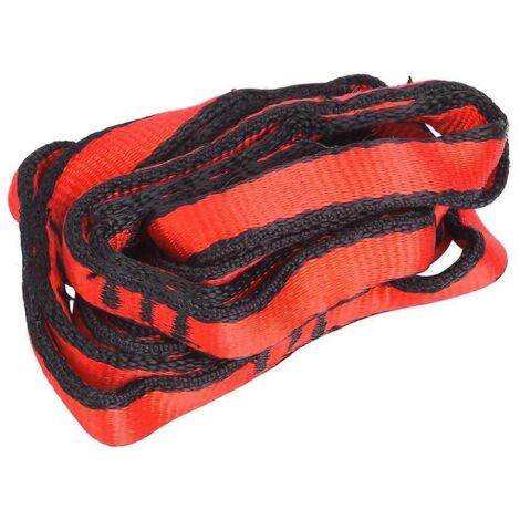 Corde en nylon 2024 avec boucle, sangle de suspension pour hamac de yoga, accessoire d'alpinisme et d'escalade, rouge (1/5)