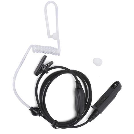 Écouteur intra-auriculaire acoustique à tube d'air avec microphone PTT pour la gorge UV9R Plus BF9700 BFA58 (1/5)