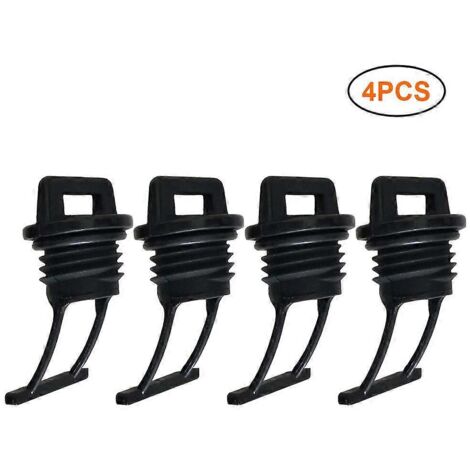 Lot de 4 bouchons de vidange en nylon pour bateaux et kayaks, accessoires de rechange (1/5)