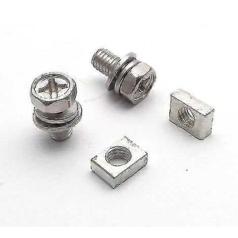 2024 Lot de 2 vis et écrous universels pour bornes de batterie de moto, scooter, quad et moto cross, M5x10 mm et M6x12 mm, 4 Ah, 5 Ah, 6 Ah et 7 Ah (1/5)