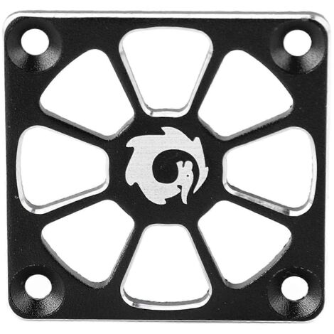 Cache de ventilateur de refroidissement RC 2024-RC 1,57 po de large en alliage d'aluminium, installation facile, pour réparation et remplacement, noir (1/5)