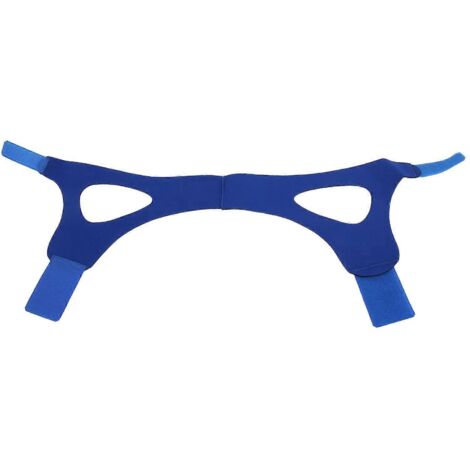 Ceinture triangulaire anti-ronflement, sangle de soutien du sommeil, aide au sommeil nocturne, bleue (1/5)
