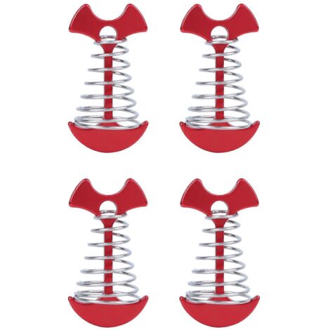 20244 piquets de tente en alliage d'aluminium à arêtes de poisson, crochets de fixation pour sol et cordes anti-vent. (1/5)