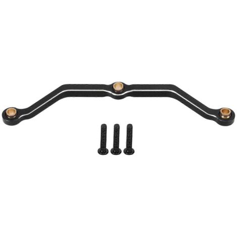 Biellette de direction en alliage d'aluminium pour voiture RC Traxxas 1/18 (noire) (1/5)