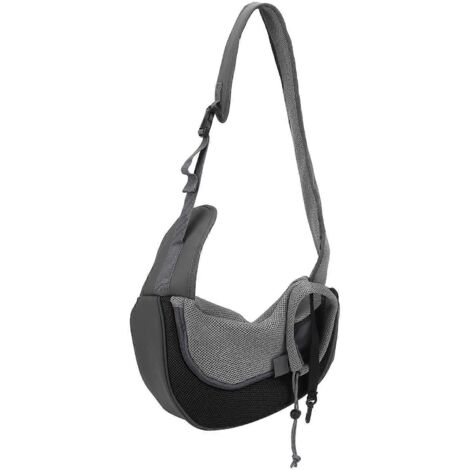 Sac de transport bandoulière mains libres pour animaux de compagnie, pochette de voyage pour animaux de compagnie avec poche avant, sac de transport pour chat pour les promenades, les voyages et l'usa (1/5)