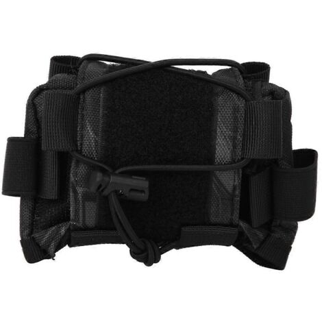 Pochette de rangement multifonctionnelle pour contrepoids de casque 2024 (noir) (1/5)