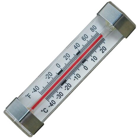 Thermomètre industriel pour réfrigérateur/congélateur 2024, indications de température sécuritaires, plages de mesure 40-27/-40-80 °F (1/5)