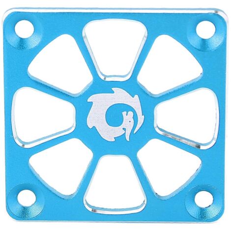 Cache de ventilateur de refroidissement RC 1,57 po de large en alliage d'aluminium, installation facile, pour réparation et remplacement, bleu (1/5)