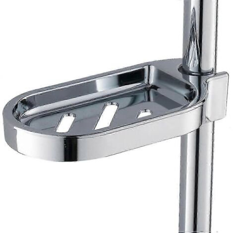 Porte-savon réglable pour barre de douche coulissante (1/2)