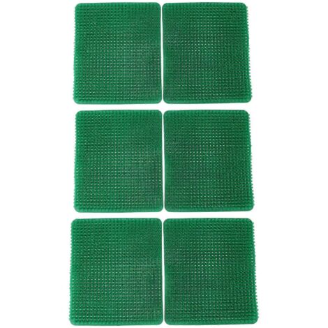 Lot de 6 coussins de nidification en PE pour poules, accessoire de ponte vert (1/5)
