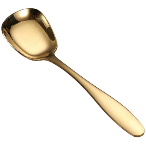 Cuillère de service compatible lave-vaisselle, en acier inoxydable antirouille, grande cuillère de service pour buffet, idéale pour RestauraGold (1/5)