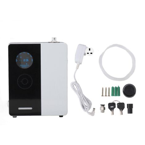 Diffuseur d'huiles essentielles mural électrique 200 ml avec point d'accès Wi-Fi intégré, idéal pour la maison et le bureau. Alimentation 100-240 V, prise noire. (1/5)