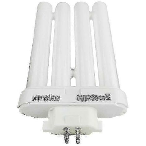 Ampoule de rechange Xtralite 27 W lumière du jour pour lampes de lecture haute vision, tube quadruple 4 broches GX10Q-4 (6 500 K, emballage individuel) (1/3)