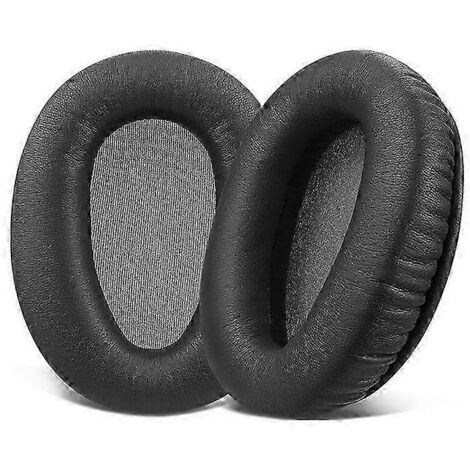 paire de coussinets d'oreille en mousse et cuir pour WH-CH700N (WHCH700N) et MDR-ZX780 (ZX780DC)/MDR-ZX770 (noir) (1/5)
