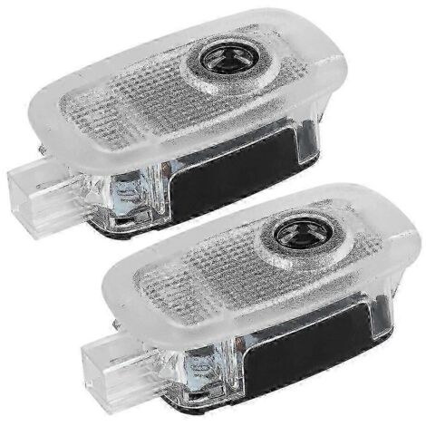 2 projecteurs LED intelligents pour portières de voiture, logo AMG, éclairage d'accueil pour Mercedes-Benz Classe S W221, Classe V W639, Vito, Sprinter, éclairage d'accès au tableau de bord - Pour SMA (1/4)