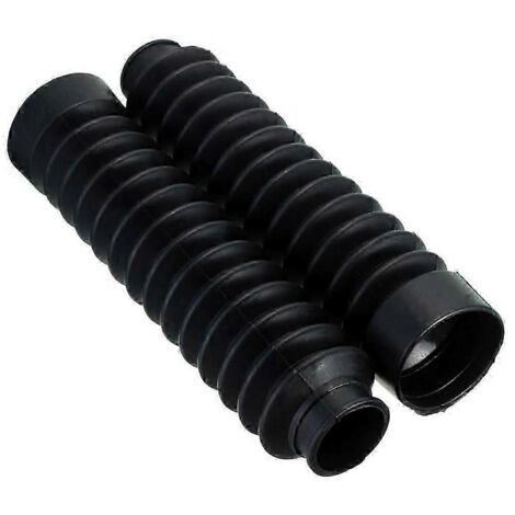 Lot de 2 protections anti-poussière pour fourche avant de moto tout-terrain, noires (1/5)