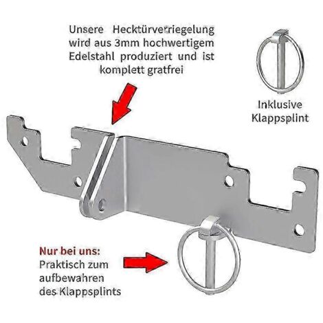 Verrouillage de porte arrière H1 H2 Protection pour Ducato avec relais Jumper Boxer X250 X290 Toit Camper (1/4)