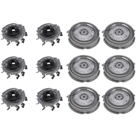 Lot de 6 têtes de rechange SH50 pour rasoirs série 5000, lames MultiPrecision S5000 S5420 S5380 S5351 - Argent (1/5)