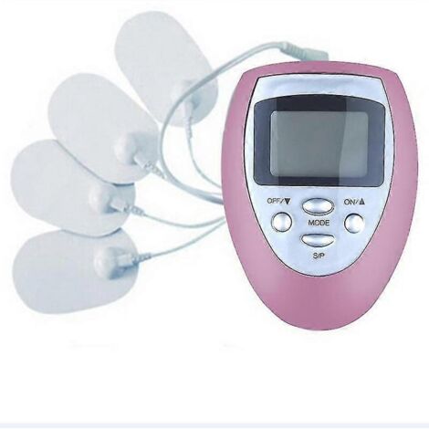 Appareil de thérapie TENS numérique électrique de haute qualité pour le fitness, massage complet du corps, soulagement de la douleur, rose pratique (1/5)