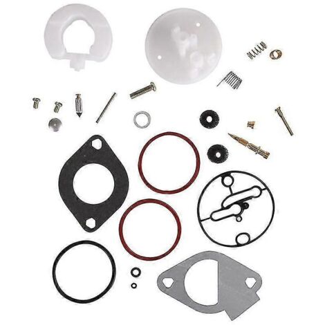 Kit de réparation de carburateur pour tondeuse à gazon Briggs-Stratton 11-19 CV, kit de révision complet 796184, noir et or (1/5)