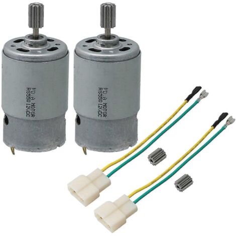 2 x 12 V 30 000 tr/min, moteur électrique haute vitesse 550, pignon 10T, pièce de rechange Yvan (1/3)