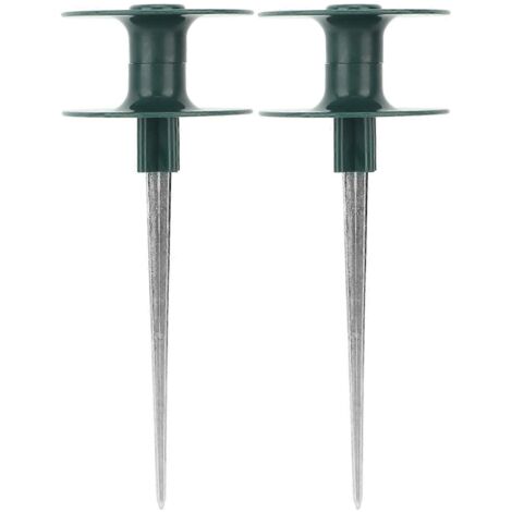 Lot de 2 guides-tuyaux en alliage de zinc ABS, robustes et durables, pour jardin, cour et pelouse. (1/5)